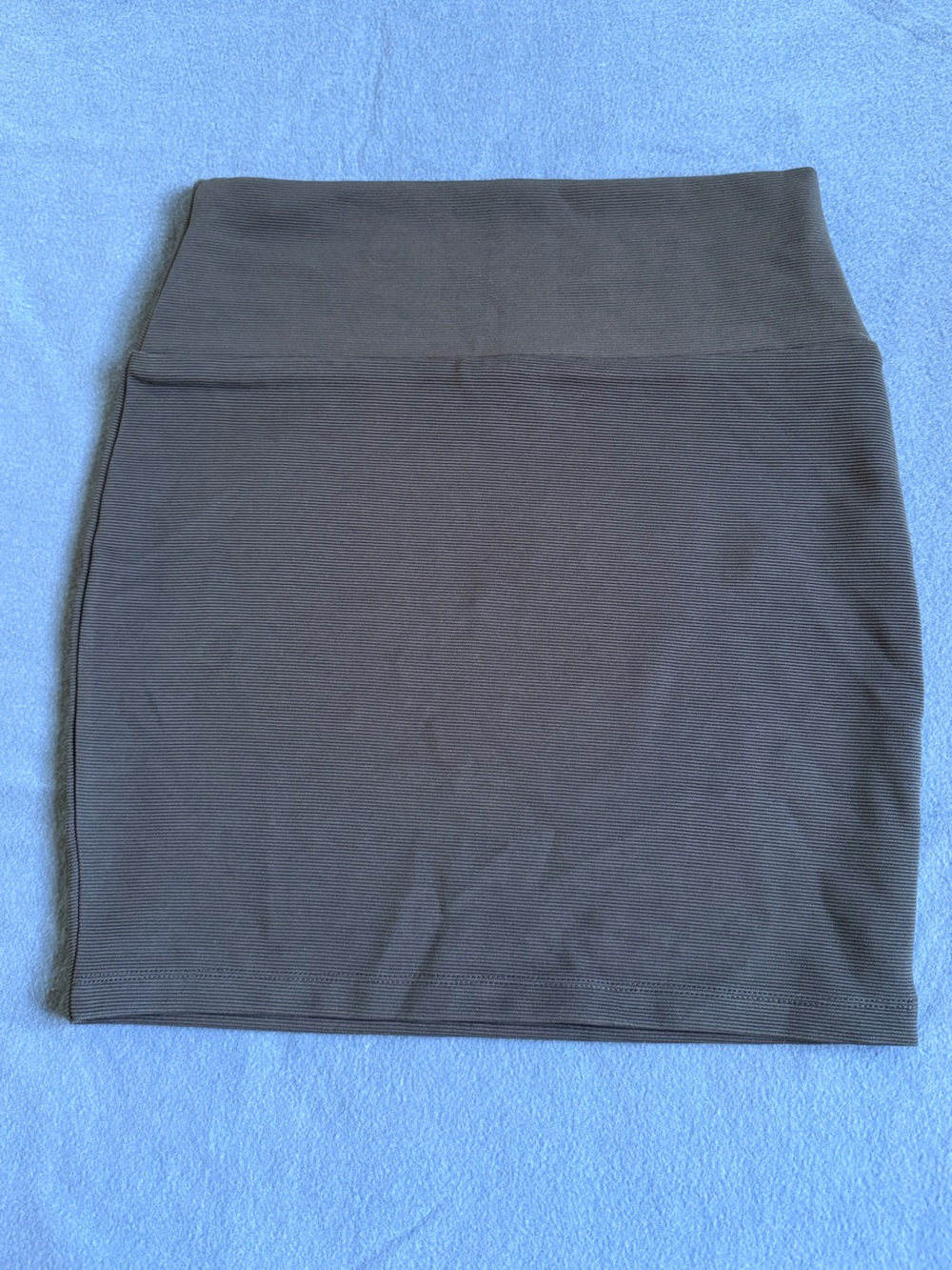 Ribbed Pencil Skirt